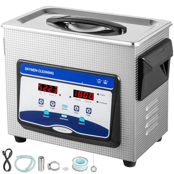 VEVOR Ultraschallreiniger Ultraschall Reinigungsgerät 3.2L Digital für Schmuck, QXJ3.2LSGLTQ00001V2