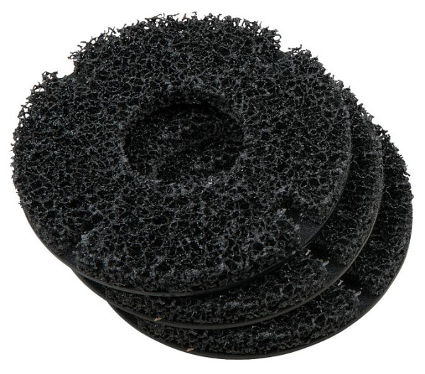 KS Tools Ersatzscheiben-Satz für Radnabenschleifer Durchmesser 160 mm, Innen-Durchmesser 75 mm, 3-teilig, 100.5071