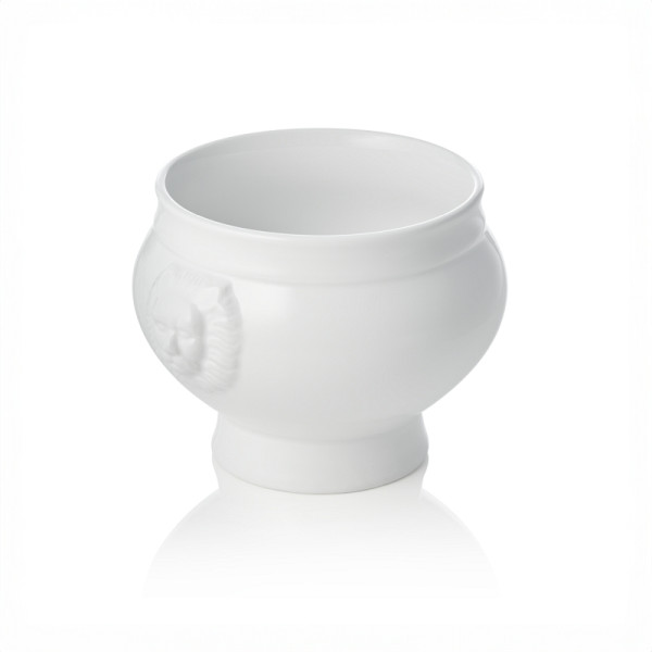 WAS Löwenkopfterrine Set, Ø 10,5 cm, 400 ml, VE: 6 Stück, Porzellan, 4861040