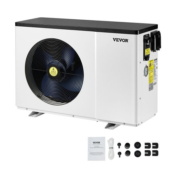 VEVOR Elektrische Pool-Wärmepumpe, 1,48-7,11 kW Energiesparende variable Frequenz, YCRBOZZG1487KIF00V7