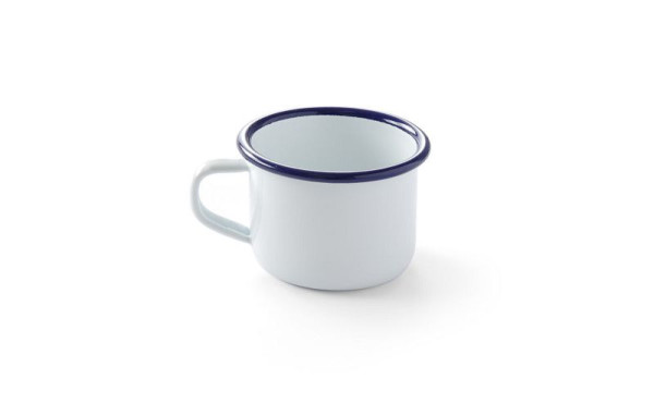 Hendi Tasse mit Henkel, 0,12 L, ØxH: 70x50 mm, emailliert, 621318