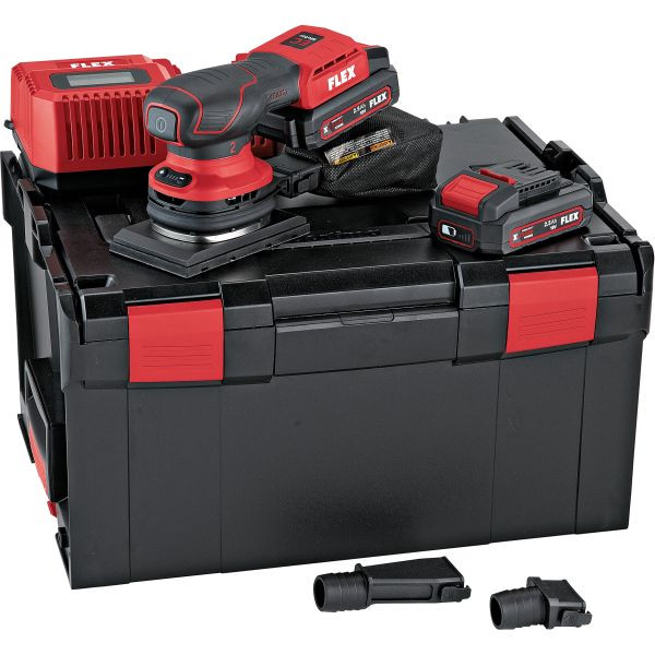 FLEX Akku-Exzenterschleifer mit Drehzahlregelung 18 V OSE 2-80 18-EC/2.5 Set, 532086