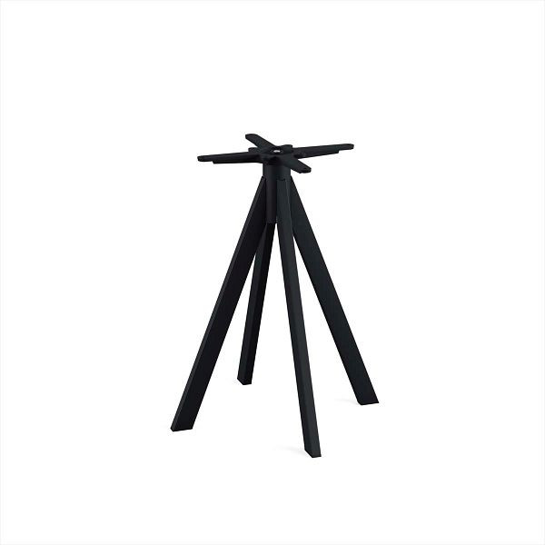 Feros Infinity Tischgestell niedrig Schwarz, 60x60x72 cm, 12001