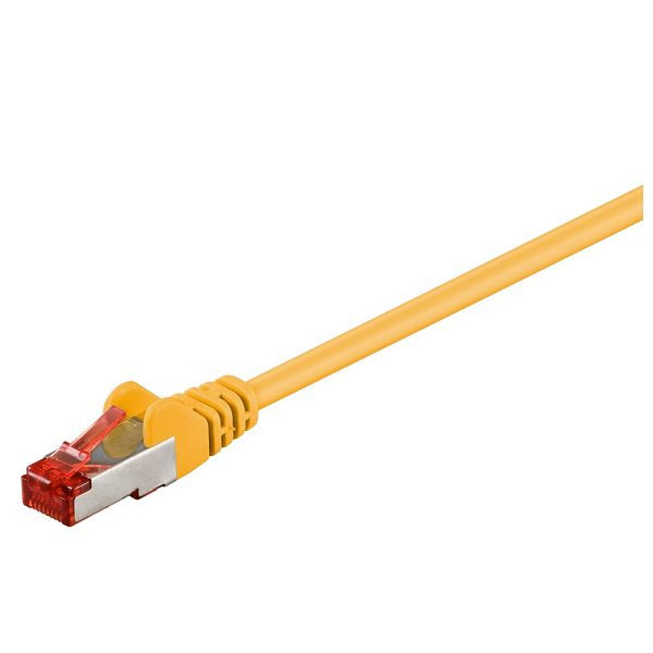 Dönges Patchkabel Cat. 6, 2x RJ45 mit S/FTP, 0,5 m, gelb, 106369