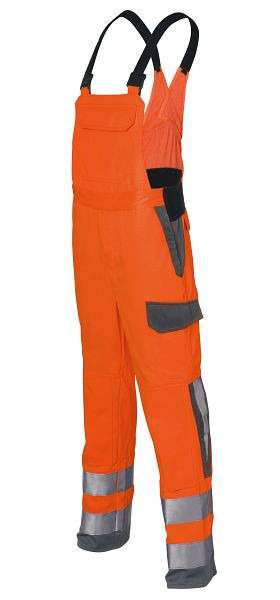 Kübler PROTECTIQ HIGH VIS Latzhose arc2 PSA 3, Farbe: warnorange/anthrazit, Größe: 110, 3394 8420-3797-110