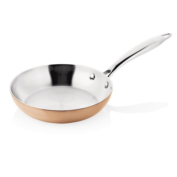 WAS Copper 3PLY Flambierpfanne, 3Ply, Durchmesser 24 cm, Kupfer, 2032240