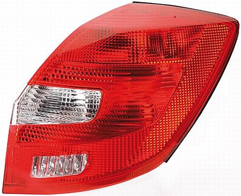 HELLA Heckleuchte, Glühlampe, für u.a. Skoda Fabia II (542), ECE, für Rechtsverkehr, rechts, 9EL 354 258-041
