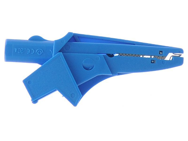 Metrel Krokoklemme blau, A 1310