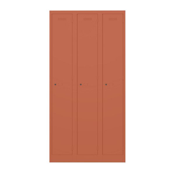 Bisley Garderobenschrank Primary Locker, 3 Abteile, 683 sevilla, PL3050T1683