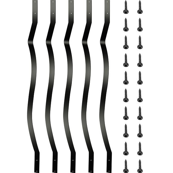 VEVOR 51 Stück Terrassenbaluster Terrassenspindeln 82,3 cm Treppengeländer Eisen, TLGYC32.2550/SL5YV0