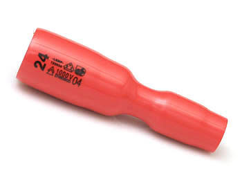 Lemp Steckschlüssel Einsatz 24mm 1/2" lang 12 kt, 135624
