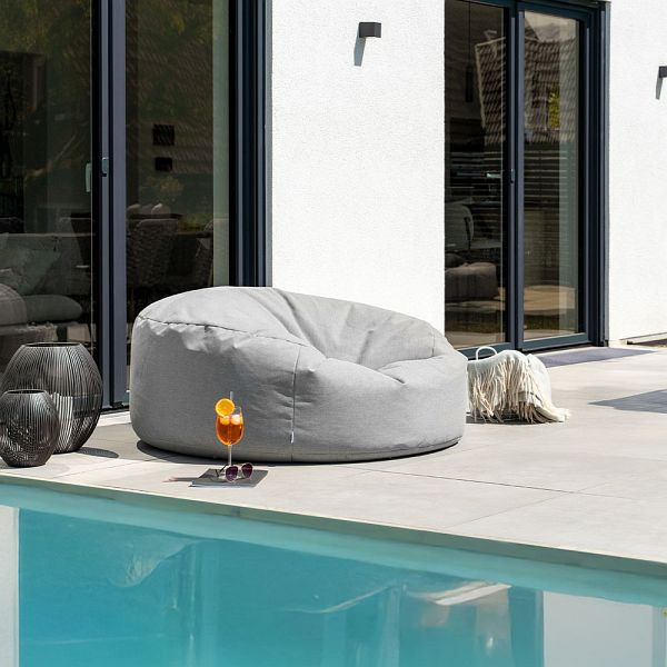 HOME DELUXE XXL Outdoor Sitzsack CLOUD, Hellgrau, 73155