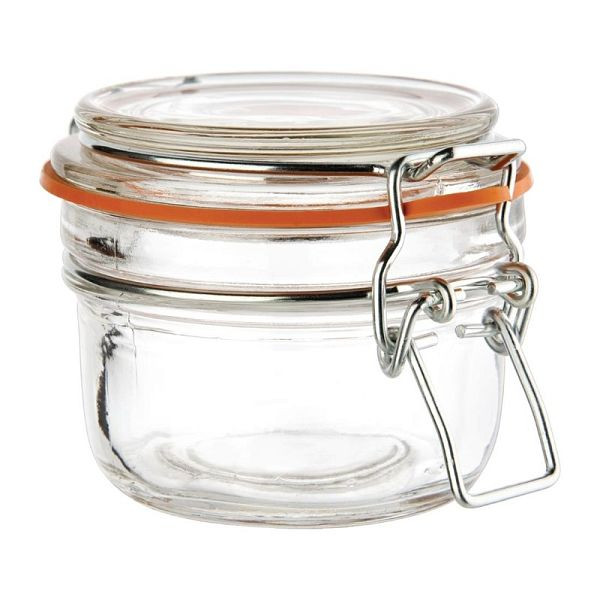 Vogue Weckgläser 100ml, VE: 6 Stück, Gummiring und Bügelverschluss, GH327