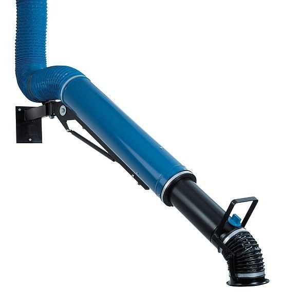 asecos Quellenabsaugung Stahlblech glatt beschichtet 100 mm, Länge 2290 mm, 10168