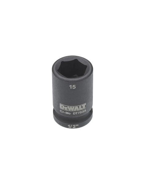 DeWalt Steckschlüssel kurz 15mm 1/2 Schlagfest, DT7533-QZ