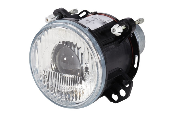HELLA Halogen/DE-Scheinwerfereinsatz, Hauptscheinwerfer, 24/12V, rund, Einbau, ECE-R8/E1 7415, glasklar, Male, rechts/links, 1BL 006 349-011