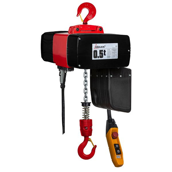 DELTA Premium Elektrischer Kettenzug Typ DMH 230V, 3,5/0,9m/min 2-Strang, 0,5t mit 3m Hubhöhe, DH.0.DMH.00513.03