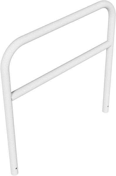 Schake Rohrbügel aus Stahlrohr Ø 60 x 2,5 mm mit Querholm zum Einbetonieren, Gesamtbreite: 1200 mm, Gesamthöhe: 1200 mm, feuerverzinkt, 465_23