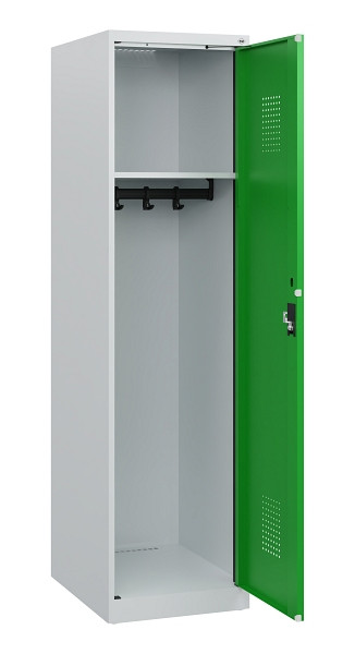 C+P Spind Evolo PLUS, 1 Abteil, 1530x400x500mm, 7035/6037, Zylinderschloss, 0490005-12 S10038