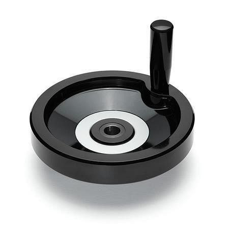 Ganter Scheibenhandräder, Kunststoff, Buchse Edelstahl (GN 520.2-300-K26-A), 520.2-300-K26-A