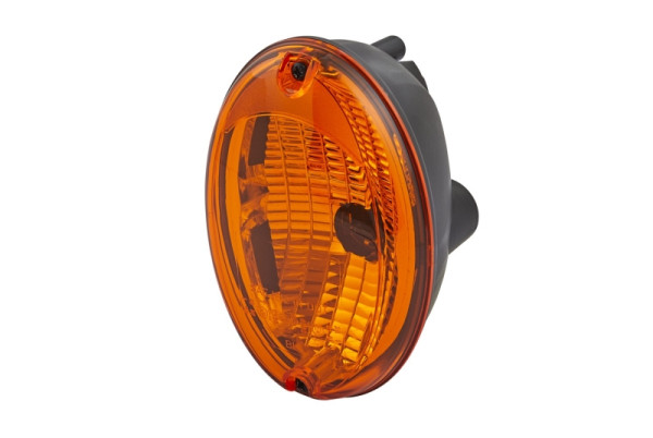 HELLA Blinkleuchte, Agroluna, Halogen, 12/24V, Anbau/Einbau/geschraubt, Lichtscheibenfarbe: gelb, Stecker: Flachstecker, links/rechts, 2BA 343 130-051