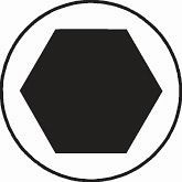 ELORA Schraubendreher-Einsatz 3/8", Innensechskant, 3510-IN 1/8, 3510100062000