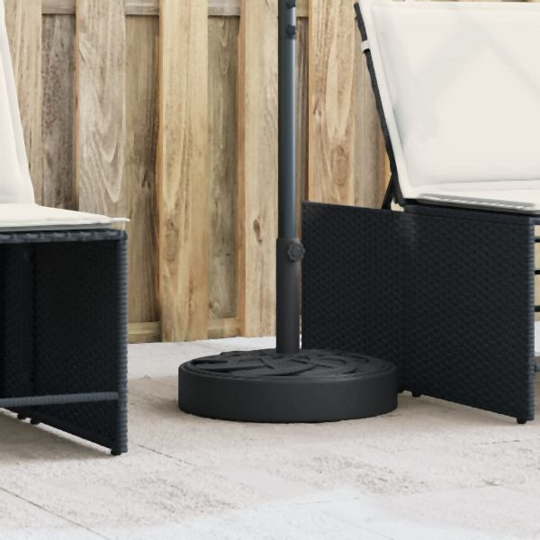 vidaXL Sonnenschirmständer für Ø38/48 mm Mast 25 kg Rund, 4007978