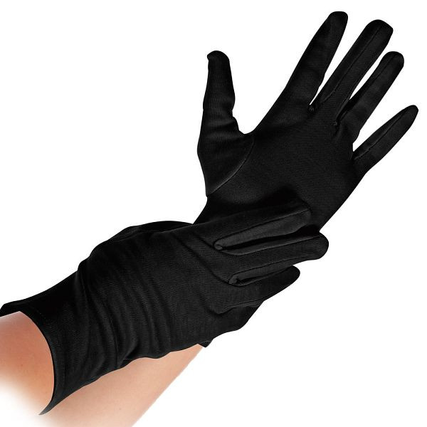 Hygostar Baumwollhandschuhe Nero, schwarz, Größe 10/XL mit Schichtel, VE: 300 Paar, 27118