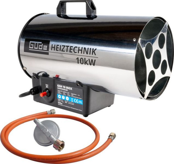 Güde Gasheizgebläse GGH 10 INOX, Netzspannung: 220-240 V, 85005, 4015671850058