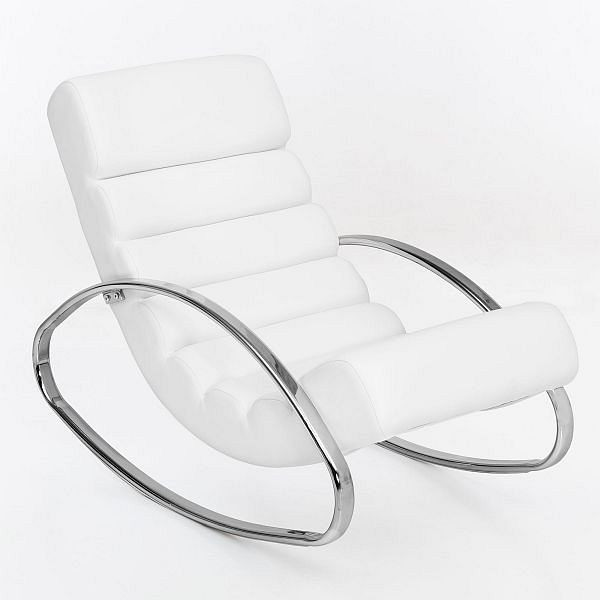 Wohnling Relaxliege Sessel, Farbe Weiß, modern, WL1.857