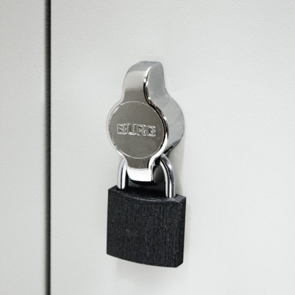 Deskin Vorhängeschloss für Drehriegelverschluss - Basic, inkl. 2 Schlüssel, Bügel-Durchmesser 4,5 mm, 131101
