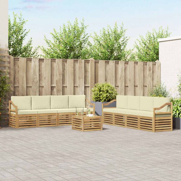 vidaXL Sofagarnituren Massivholz Akazie, 3391610, 8721288839589