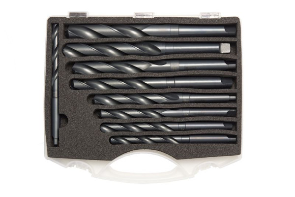 ELMAG HSS Bohrerkassette MK 2 / MK 3 PREMIUM9teilig, 14, 5 - 30 mm, 82033