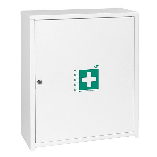 WERO Sanitäts-Wandschrank Modell 6/073, Füllung DIN 13157, weiß, 206544