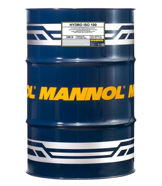 MANNOL Hydrauliköl 2104 Hydro ISO 100, VE: 208 l, MN2104-DR