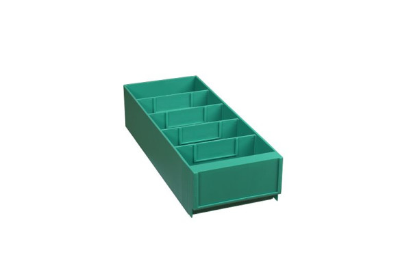 Plastipol-Scheu K/4 REGALBOX POL.IA GRÜN, 400 mm x 155 mm x 92 mm, 23K40K0017
