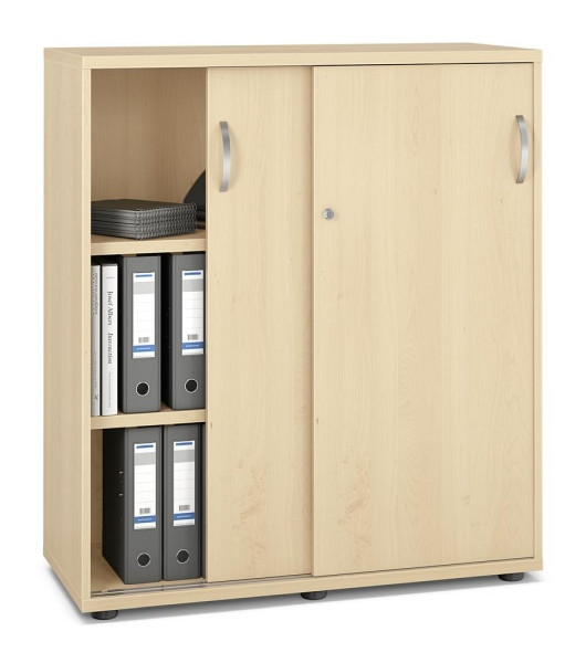 Deskin Schiebetürenschrank MULTI MODUL-PRO, Ahorndekor, B 1000 x H 1140 x T 420 mm, 352196