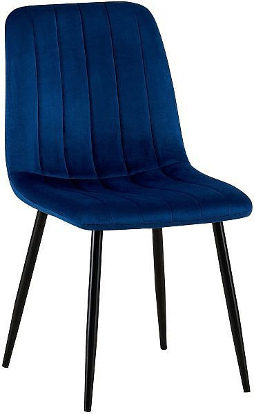 CLP Esszimmerstuhl Dijon Samt, blau, 317251, 4251756446277