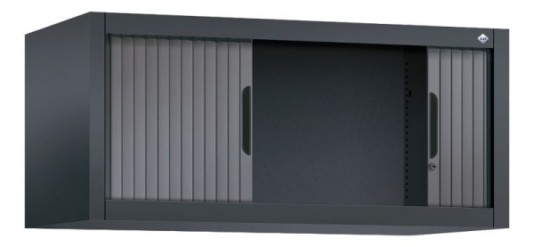 C+P Rollladenschrank Omnispace, H450xB1000xT420mm, Farbe: Schwarzgrau, Griffmulde, 3262-00 S10031