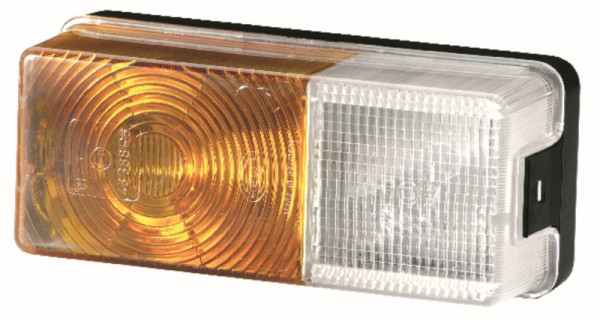 HELLA Blinkleuchte, Halogen, 12V, Anbau/geschraubt, Stecker: Flachstecker, links/rechts, 2BE 002 582-031