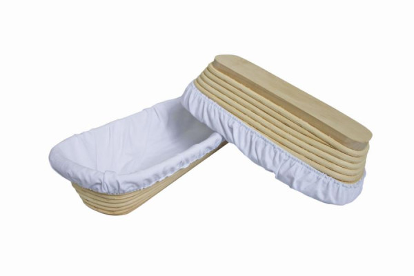 Schneider Gärtücher für rechteckige Gärkörbe 13x35 cm, Material: 95 % Baumwolle, 5 % Elastomer, 201905