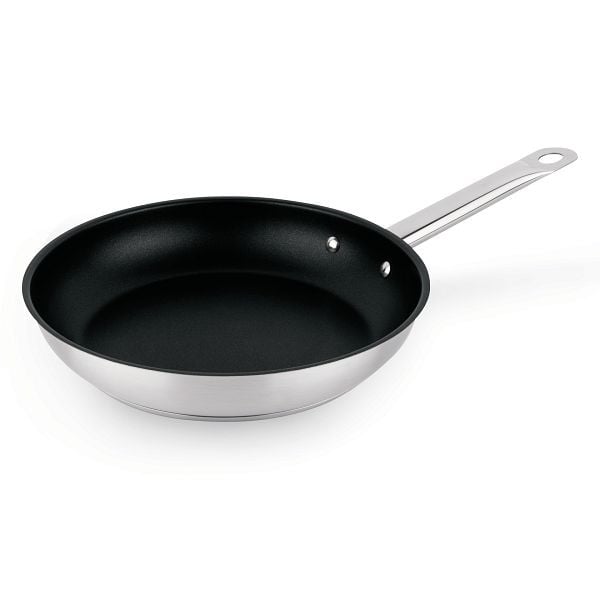 WAS Cookware 51 Pfanne mit Antihaftbeschichtung, Durchmesser 30 cm, Chromnickelstahl, 5141301