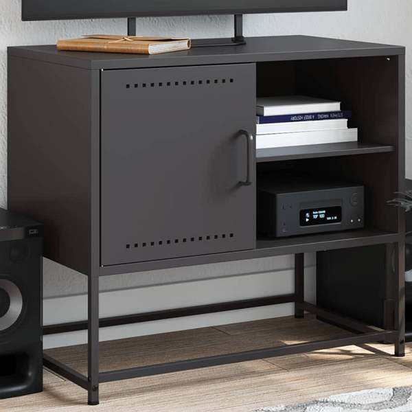 vidaXL Sideboard Olivgrün 100,5x39x107 cm Stahl, 846540