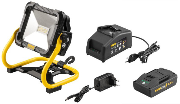 REMS Akku-LED-Baustrahler Lumen 2800 22V Set, 175211 R220