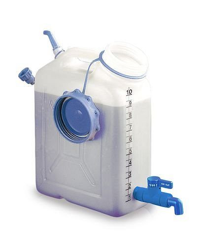 DENIOS Literskala zum Aufkleben für Weithalskanister mit 10 Liter Volumen, 250201