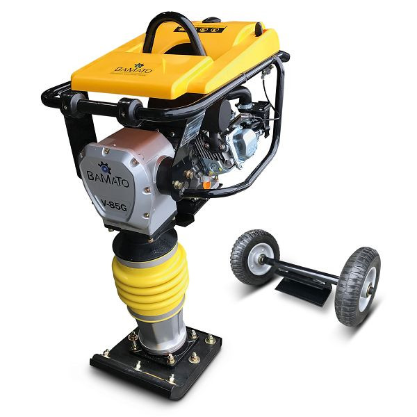 BAMATO Vibrationsstampfer mit Fahrwerk, V-85G, 4260537610950