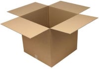 Produktbild von TransPak Wellpapp-Faltkarton 2-wellig, Innenmaß 600 x 600 x 600 mm, Qualität 2.40BC, VE: 10 Stück, 299386 TransPak Wellpapp-Faltkarton 2-wellig, Innenmaß 600 x 600 x 600 mm, Qualität 2.40BC, VE: 10 Stück, 299386