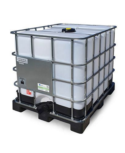 DENIOS IBC Container, PE-Palette, 1000 Liter, Öffnung NW150, Auslauf NW50, Viton, 267852