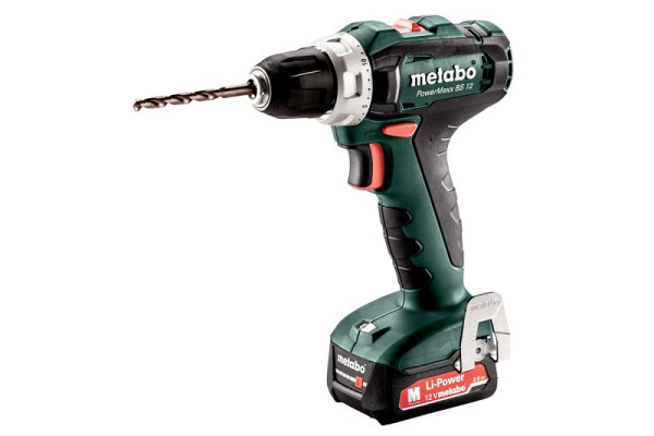 metabo Akku-Bohrschrauber PowerMaxx BS 12 metaBOX 118, 601036500