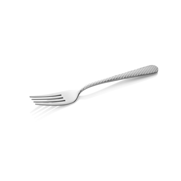 WAS Dessertgabel Set CELESTE, 18,5 cm, mit strukturierter Oberfläche, VE: 12 Stück, Chromstahl 18/0, 294026